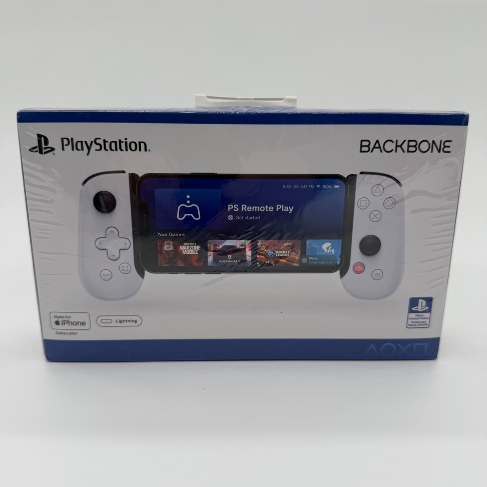 Backbone One PlayStation Edition Mobile Gaming Controller iPhone Lightning White